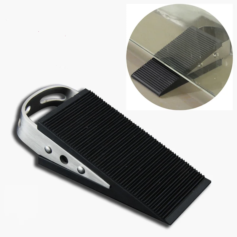 

High-grade door stopper stainless steel + rubber door holder anti-collision hotel home door anti-collision protection