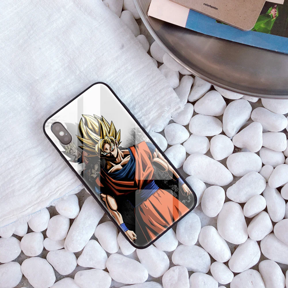 Чехол для телефона Dragon Ball DIY для iPhone 5 5S E 7 8 6 S Plus capa, закаленное стекло, чехол для телефона iPhone 11 Pro X XR XS MAX - Цвет: 20329