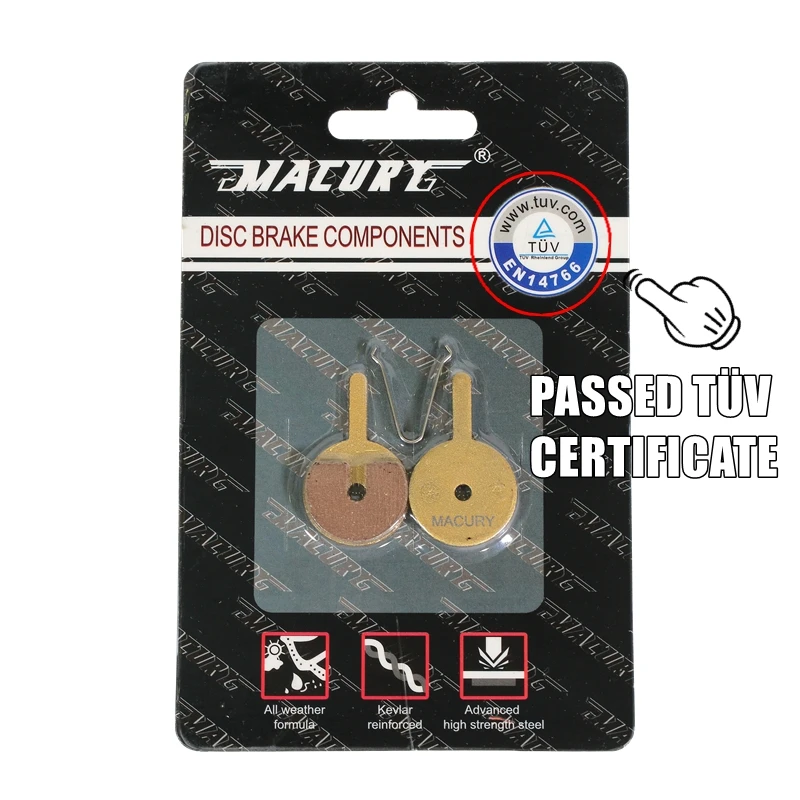 Macury композитная керамика и металлические дисковые Тормозные колодки для Dualtron 1 2