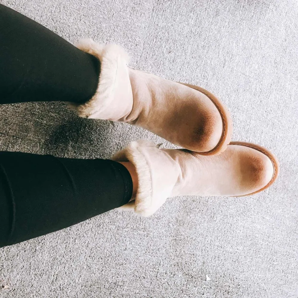 XWN1360 women winter warm boots  (4)