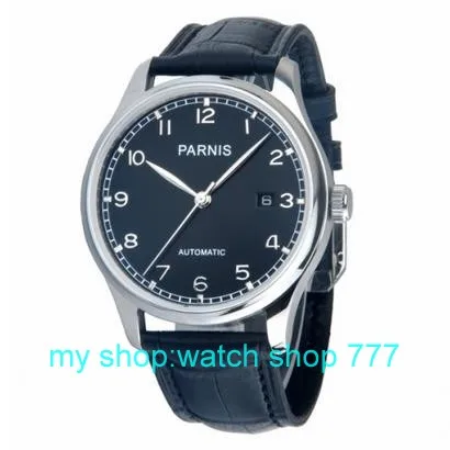 2016 new fashion 43mm PARNIS Asian ST2530 automatic mechanical men s watch Casual watch 000285h