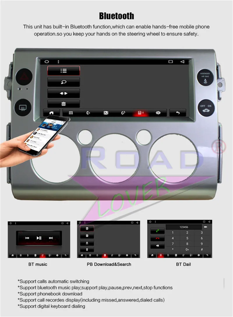 car multimedia gps For Toyota FJ 2008