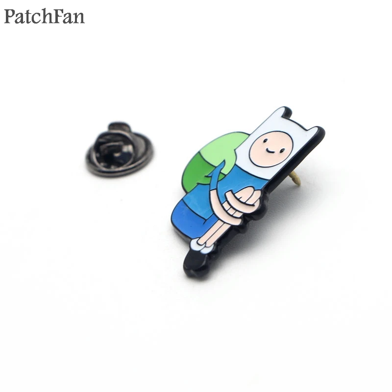 A0472 Patchfan Adventure Time модные популярные забавные очаровательные милые Мультяшные булавки для детей, мужчин, женщин, броши, аксессуары для одежды, ювелирные изделия, значки