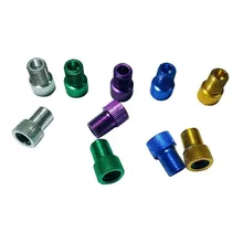 

4PC Aluminum Alloy Valve Adapter Bicycle Road Racing Bike Inner Tube Fixed Gear Mountain Touring Bikes Cycling Accessories 4A