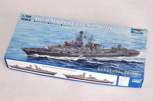 Trumpeter 1/700 05721 российский флотский славянский класс круизер вариаг Сборная модель