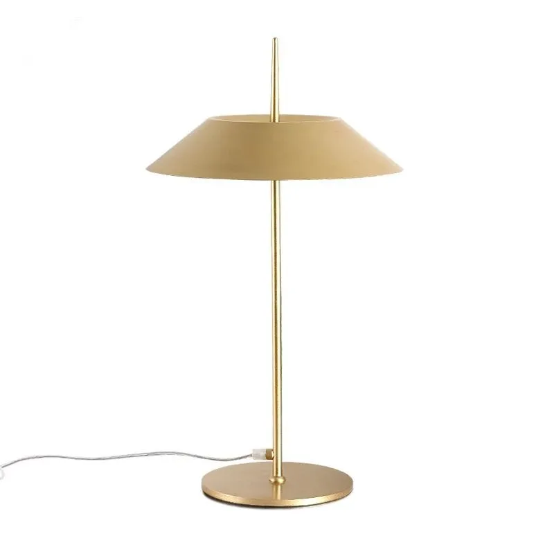 

Modern Table Lamp Lampara LED Escritorio Abajur Luminaria de Mesa Tafellamp White Gold Reading Light Wrought Nordic Desk Lamp