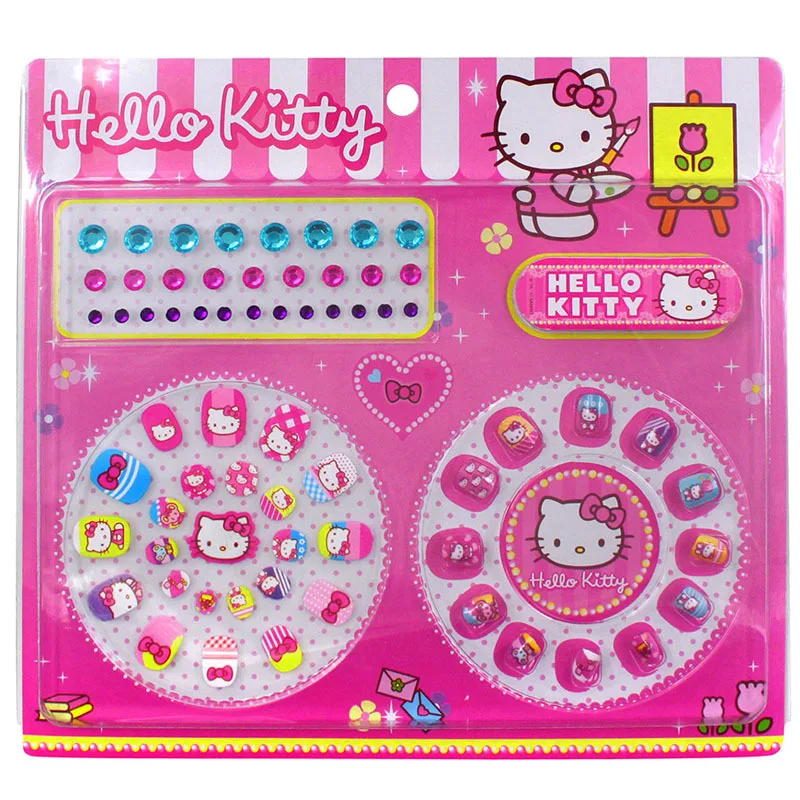 Disney Genuine Child Makeup Toy Nail Sticker Toy Diamond Mini Nail Sticker Frozen Sophia Manicure Paste