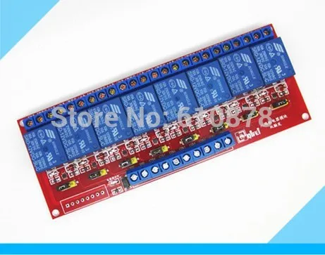 

8 Channel 24V Relay Module with Optocoupler OfficialFor Arduino PIC ARM AVR DSP