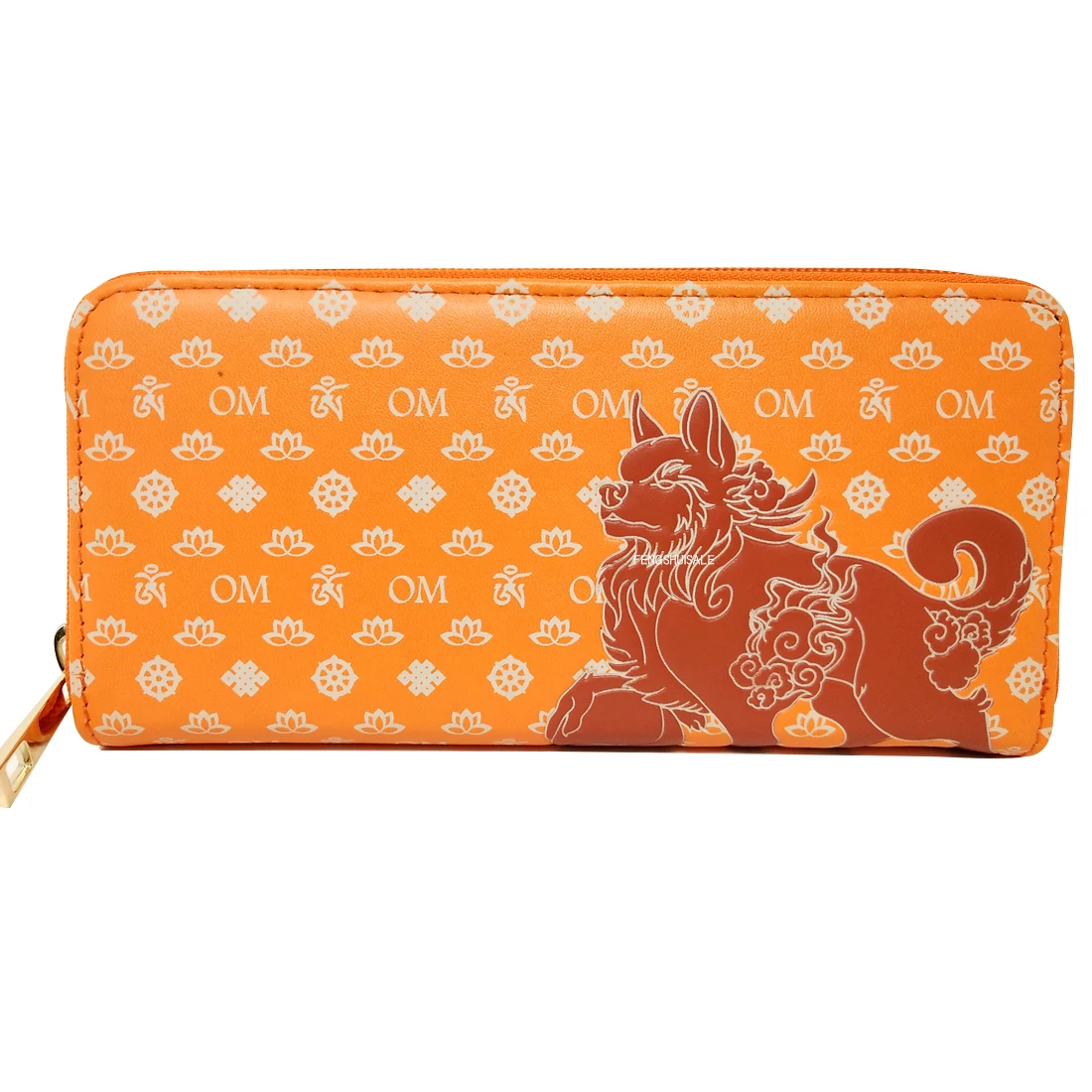 

Feng Shui Lucky Fu Dog Wallet (BROWN) (thick)
