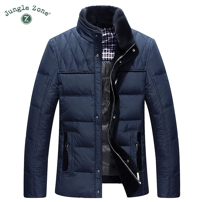 Rex De 022 Collier Green Épais 022 Lapin Fourrure Occasionnel 2017 D'âge Mâle Blue Jungle Vestes Khaki Bas Veste Hiver Zone Nouvelle Vers Moyen Le Hommes 022 zpSqUMV