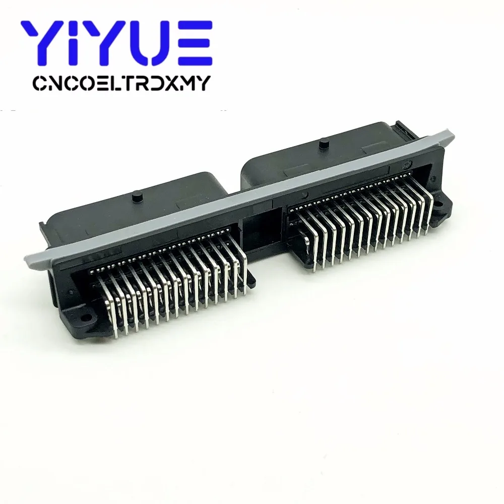 1 set 56 Pin Automotive FCI Electronic Pcb Pin Header ECU Connector for trucks with rubber seal