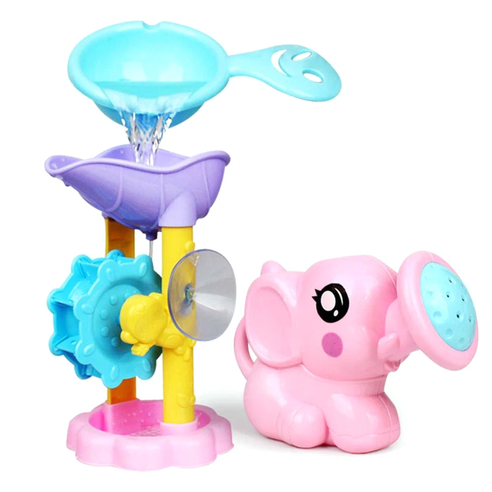 Детские игрушки для ванной 3 в 1 BathEducational Fun Little Elephant набор игрушек душа пляжный