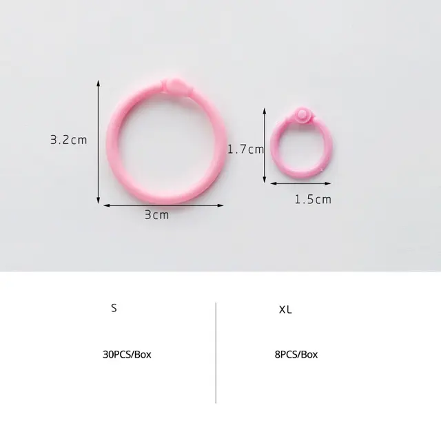 Creative Plastic Multi-Function Circle Ring DIY Albums Loose-Leaf Book Binder Hoops Office Binding Supplies