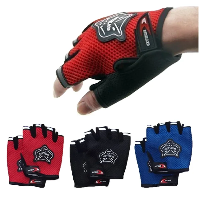 Outdoor Sports Half Finger/Fingerless Gloves for Men & Women's Racing
