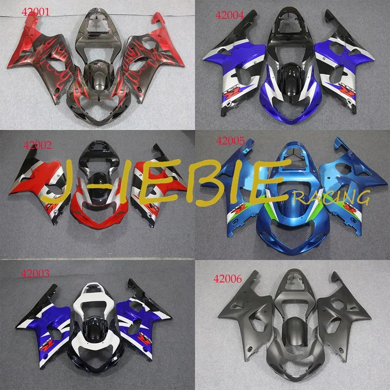 

ABS Injection Fairing Body Work Frame Kit for SUZUKI GSXR 1000 GSXR1000 K1 2000 2001 2002