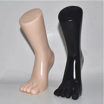 

Free Shipping!!High Quality Abstract Feet Mannequin Skin Black Foot Sock Store Furnishing Display