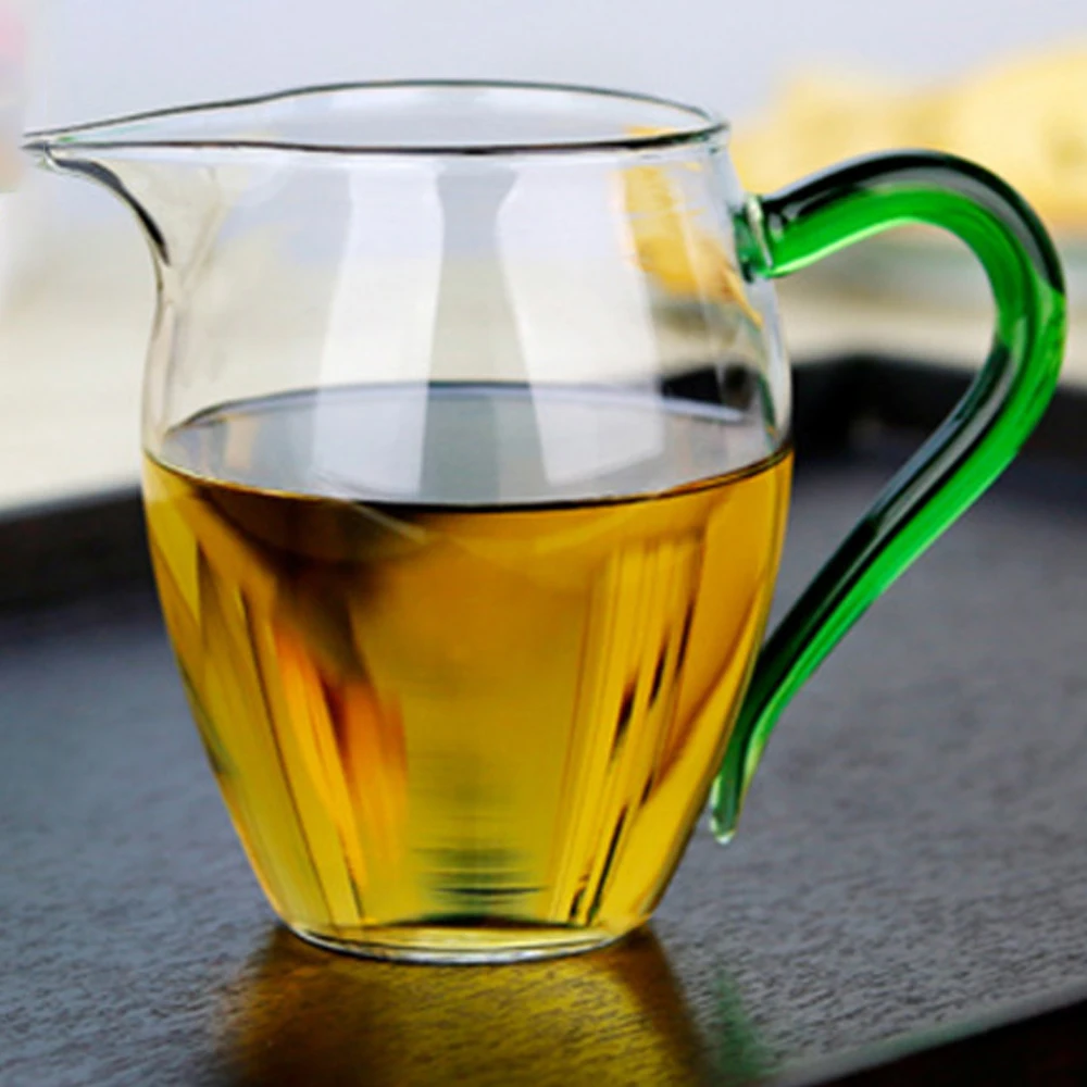 Бессвинцовая элегантная ярмарка кружка Gongdao чашка из термостойкого стеклянный микроволновый безопасный чай подарок Здоровье Китайский кунг-фу чайник