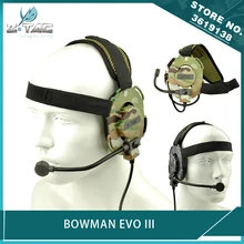 Z Тактический военный страйкбол Bowman Evo III гарнитура Охота E Z-TAC односторонние наушники Softair камуфляжные наушники