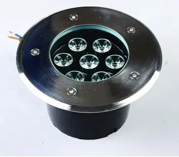 

DHL Free Shipping sale AC86V~265V 12V 7W LED GROUND LIGHT 7W LED buried light,700LM,2 years warranty,LED buried light 7*1W