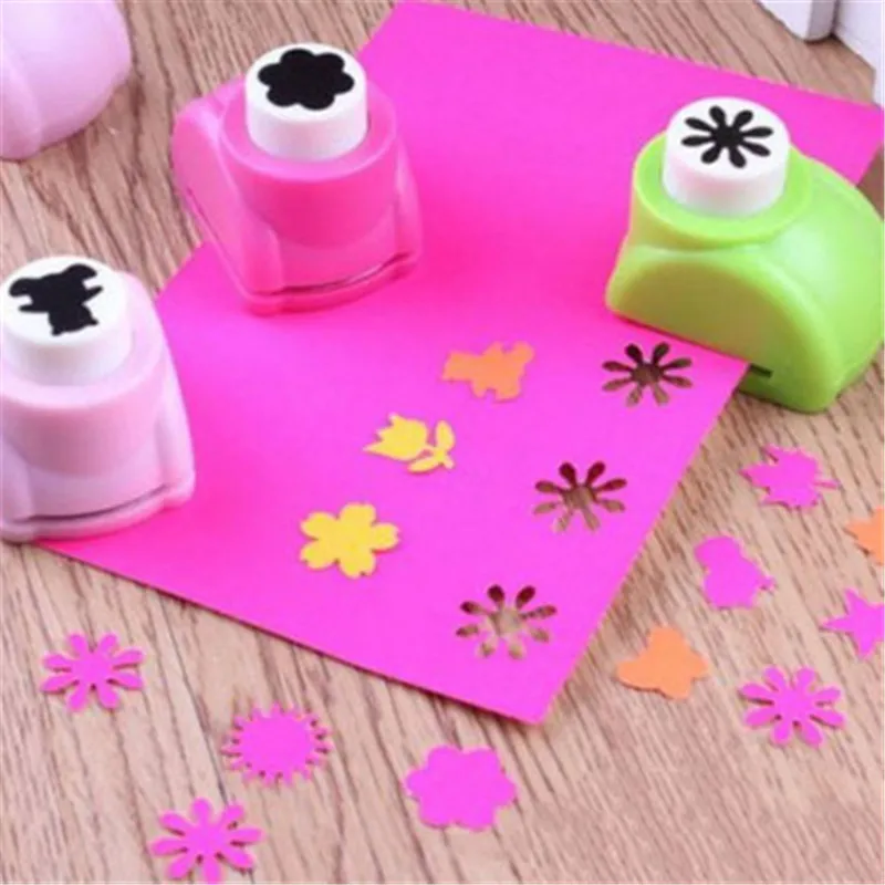 

Children DIY Drawing Toys Boys Girls 20 Styles Mini Creative Punch Cutter Tool Infants Hole Punch Mini Printing Paper Scrapbook