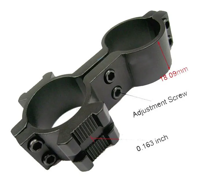 Universal 25.4mm+30mm Dual Barrel Ring Hole Large 8-shaped mount For Rifle Flashlight With Side Rail RL2-0020-3