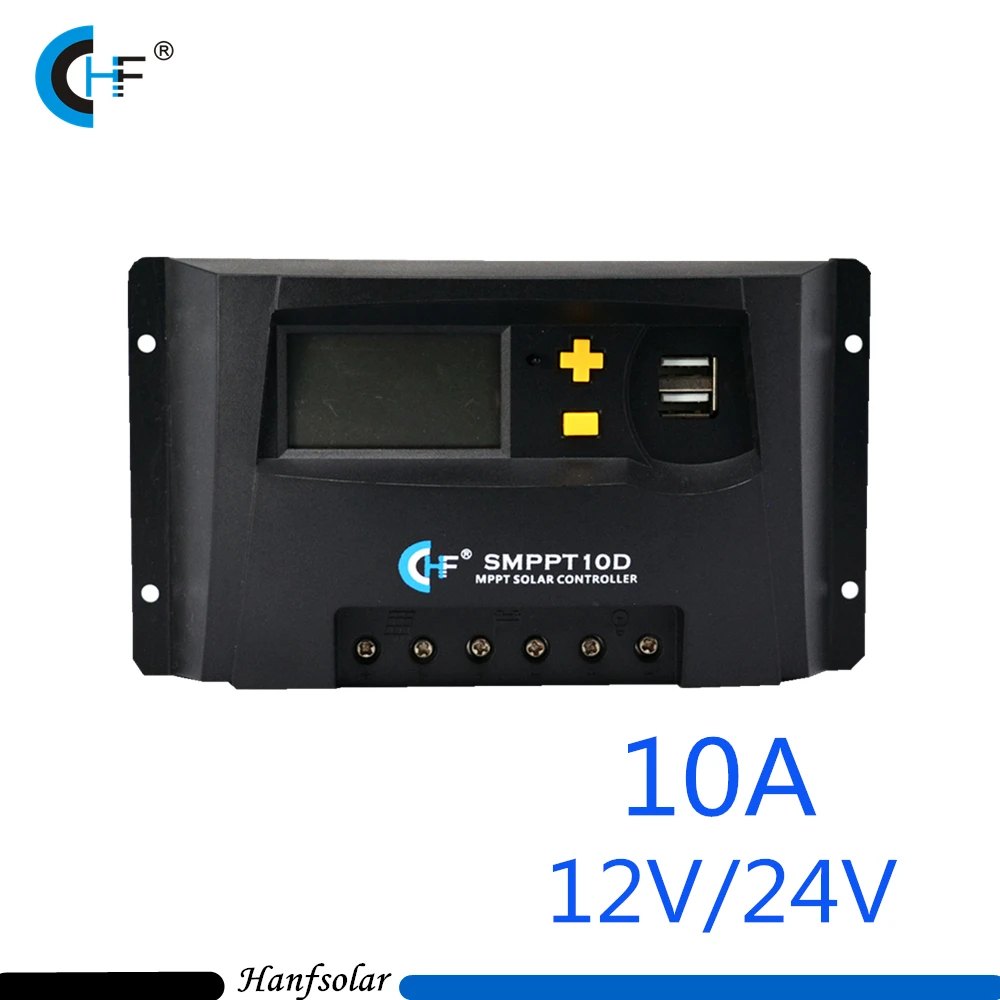 

MPPT 10A LCD Solar Charge controller 12V 24V auto switch LCD display SMPPT10D Solar charge controller MPPT 10 charger controller