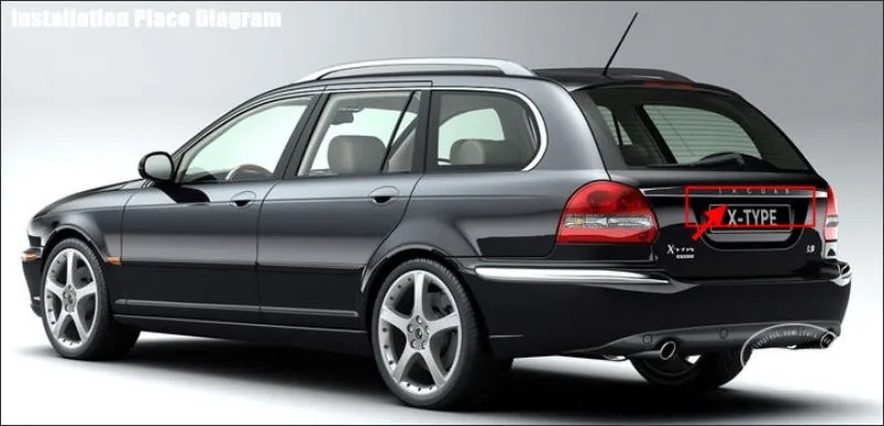 Jaguar-X-Type-back-license-plate-lamp