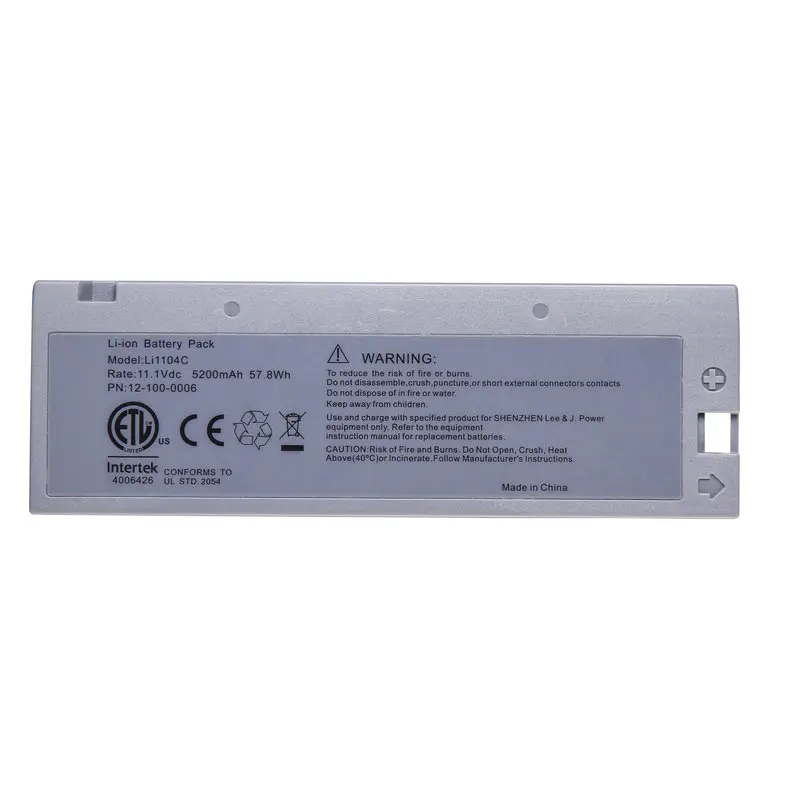 Лучшая 5200 мАч Новая аккумуляторная батарея ecg для BIOLIGHT M8000 M9000 M9000A M9500 M66 Argus LMS 10 LI1104C