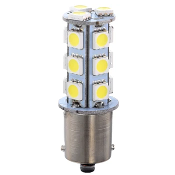 

White 1156 P21W BA15S R10W 18 LED 5050 SMD Tail Brake Signal Side Light Bulb 12V