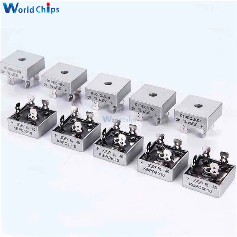 Diode Bridge Rectifier 1PCS KBPC5010 50A 1000V Diode Bridge Rectifier Diode KBPC 5010 Power Rectifier Electronic Componentes