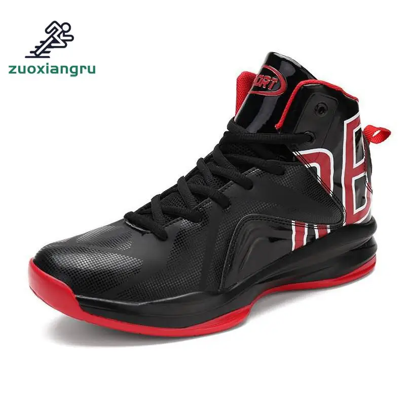 

Zuoxiangru Men Basketball Shoes Air Damping Sports Sneakers High Top Basketball Sneakers Male Outdoor Herenschoenen Basketball
