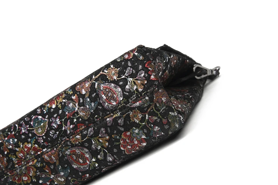 Luxury Soft Real Genuine Leather Crossbody Messenger Elegant Shiny Floral Handbag
