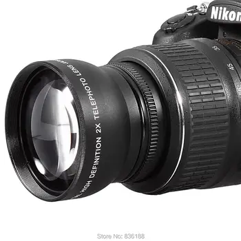 

55mm 2X Telephoto Lens for Fujifilm Finepix S5600 S5500 S5200 S5100 S5000 S3100 Camera