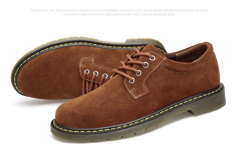 Мужские полуботинки из натуральной кожи в стиле ретро; водонепроницаемые мужские рабочие туфли-оксфорды; замшевая обувь ручной работы; zapatos hombre; большие размеры 39-47