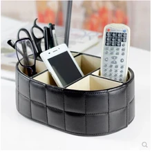 5-slot модные домашние деревянные, для офиса кожаный пенал для мелочей Косметика ТРОЛЛЕР Канцтовары коробка для хранения Чехол держатель SNH001