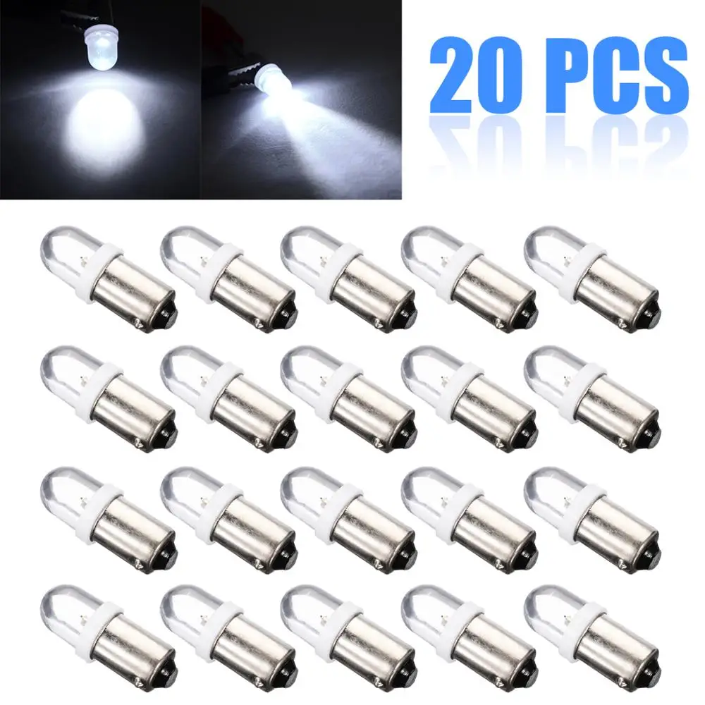 

20pcs/lot T11 LED Light T4W BA9S H6W 1895 1 SMD LED 12V Turn Signal Dashboard Light Bulb White Auto Car Lamp Hot Sale