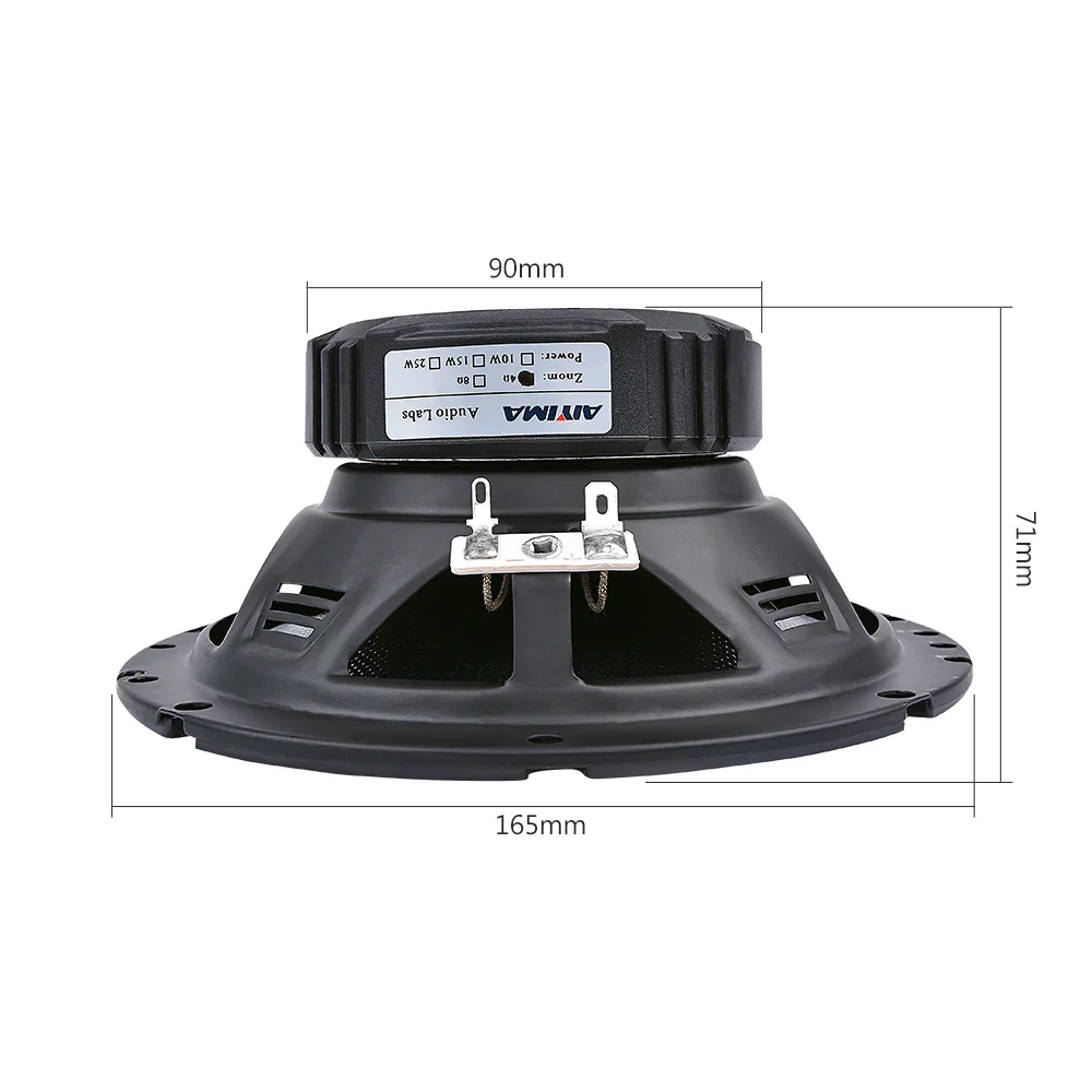 Aiyima-fibra de Vidro Bala Woofer Alto-falante 65 Polegada Áudio Carro Midrange Baixo Alto-falante Sistema de Som Faça Você Mesmo Home Theater Ohm Ohm 60w - Image 6