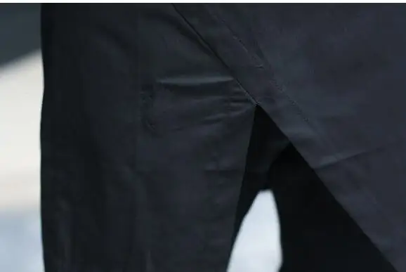 S~ 5XL! Мужская одежда плюс размер GD средней длины Длинные рукава Нерегулярные Ночной клуб Производительность Носить Волосы рубашка стилиста