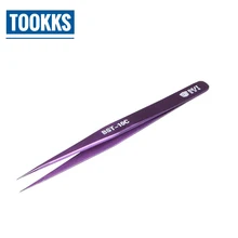 Многофункциональные антистатические пинцеты с острым носком BST-10C Пинцет из нержавеющей стали для ремонта мобильных телефонов ручной инструмент