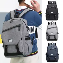 Рюкзак для ноутбука Для мужчин Для женщин Бизнес Anti Theft Backbag Водонепроницаемый путешествия рюкзак с USB рюкзак Bookbags 30*15*45 см z38