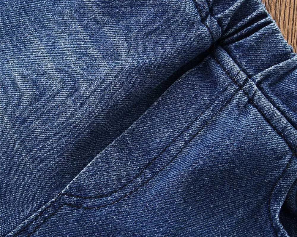 MUQGEW джинсы для девочек детей Дети для маленьких девочек Одежда для мальчиков с кисточками джинсовая одежда джинсовые штаны джинсовый комбинезон# y2