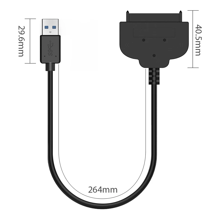 JZYuan SATA к USB 3 0 2 5 дюймовый жесткий диск 22 Pin высокоскоростной кабель переходник для