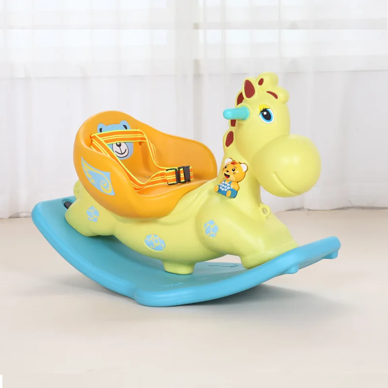 New Year Gift Trojan Horse Horse Baby Ride on Toys Thick Plastic Kids Rding Rocking Horse with Music Ride on Horse Riding Toys New Year Gift Trojan Horse Horse Baby Ride on Toys Thick Plastic Kids Rding Rocking Horse with Music Ride on Horse Riding Toys