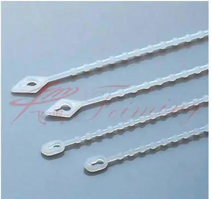

1.5 * 100 bead tie nylon cable ties with ball Reusable Packaging Quantity 200