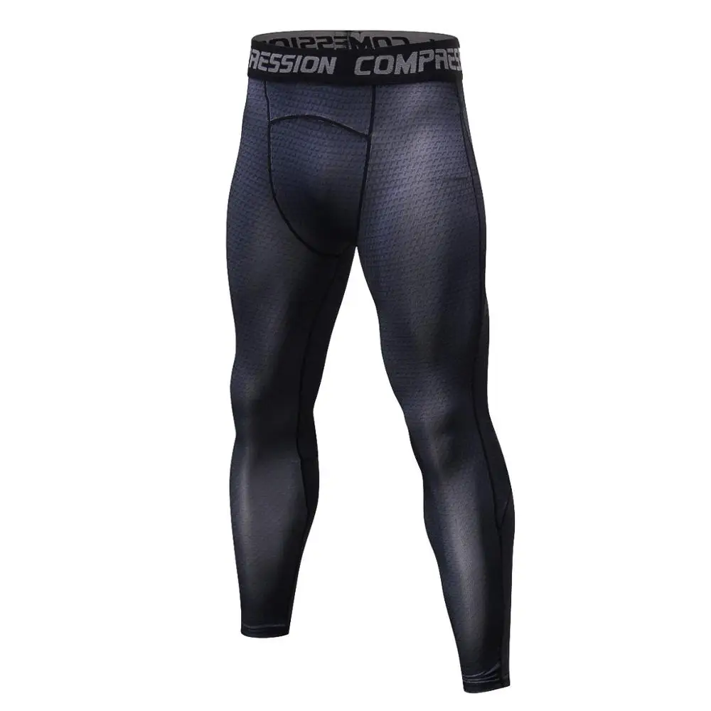 Мужские компрессионные колготки, леггинсы для тренировок, бодибилдинга, мужские нижние брюки «ММА», штаны для фитнеса - Цвет: KZ21