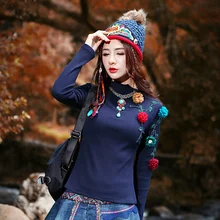 Магазин Faye, художественные антикварные национальные ветровые футболки