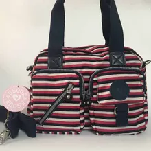 ESOUR Женская Полосатая сумка, сумки-мессенджеры, красочные сумки через плечо для женщин, нейлоновая сумка на плечо