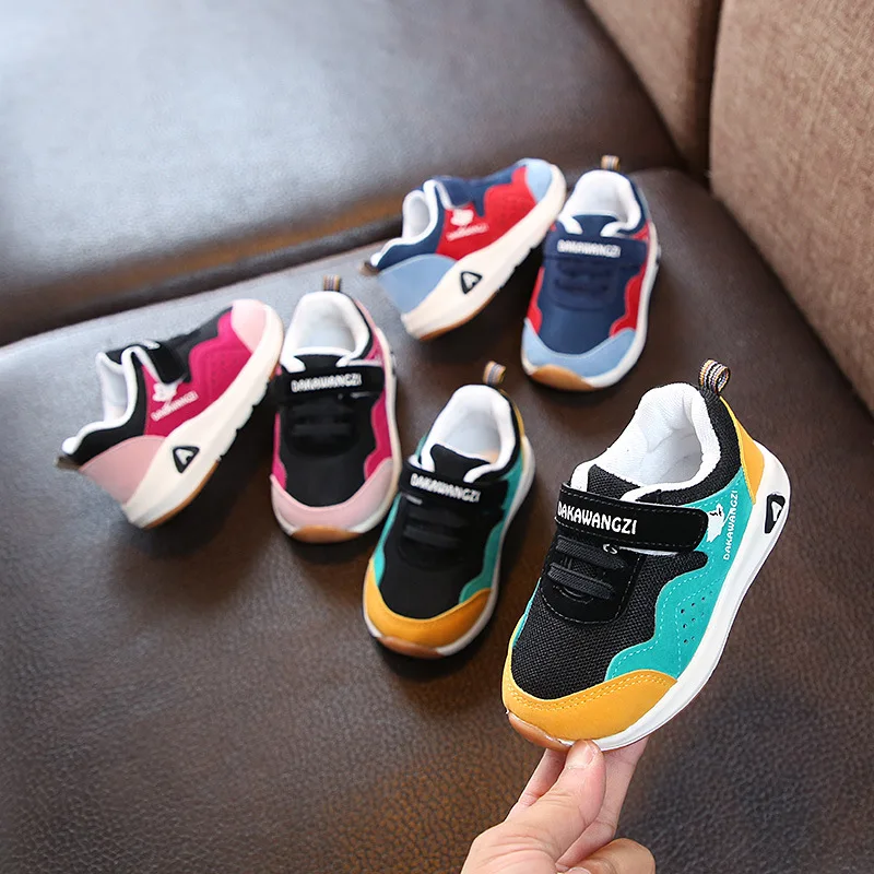Кроссовки для мальчиков; детская обувь; повседневная обувь на плоской подошве для девочек; детская спортивная обувь; Повседневная дышащая сетчатая обувь для малышей