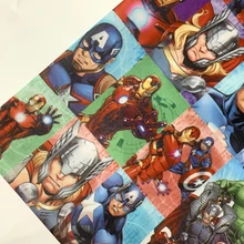 145*90 см Мстители Капитан Америка Железный человек текстильные изделия, полиэстер, ткань лоскутное «сделай сам» ручной работы хлопок фабричный Текстиль для дома