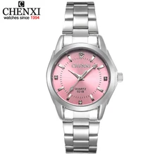 5 Fashion colors CHENXI CX021B Brand relogio Luxury Women’s Casual watches waterproof watch women fashion Dress Rhinestone watch